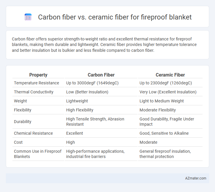 Carbon fiber vs. ceramic fiber for fireproof blanket - What is The Difference?