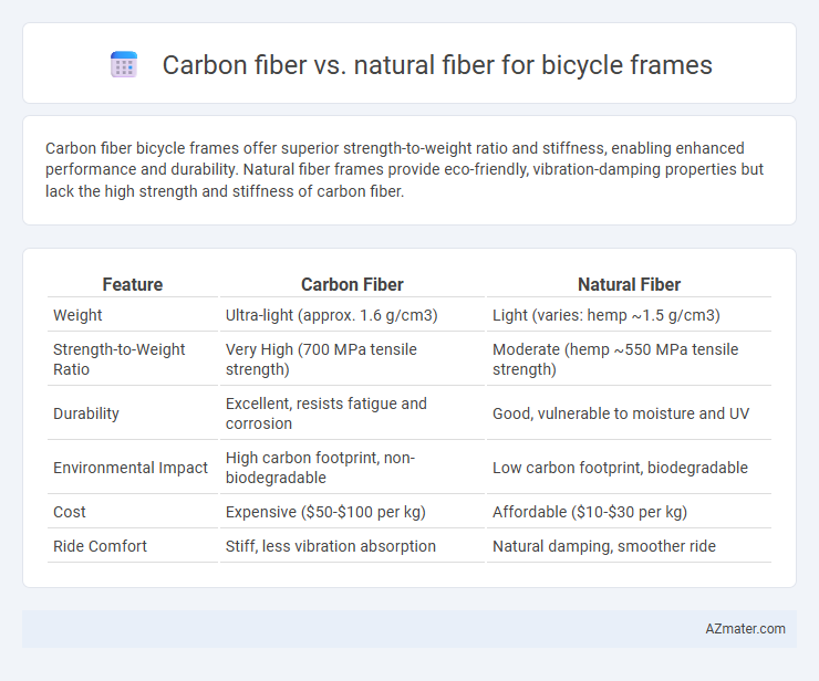 Carbon fiber vs. natural fiber for bicycle frames - What is The Difference?