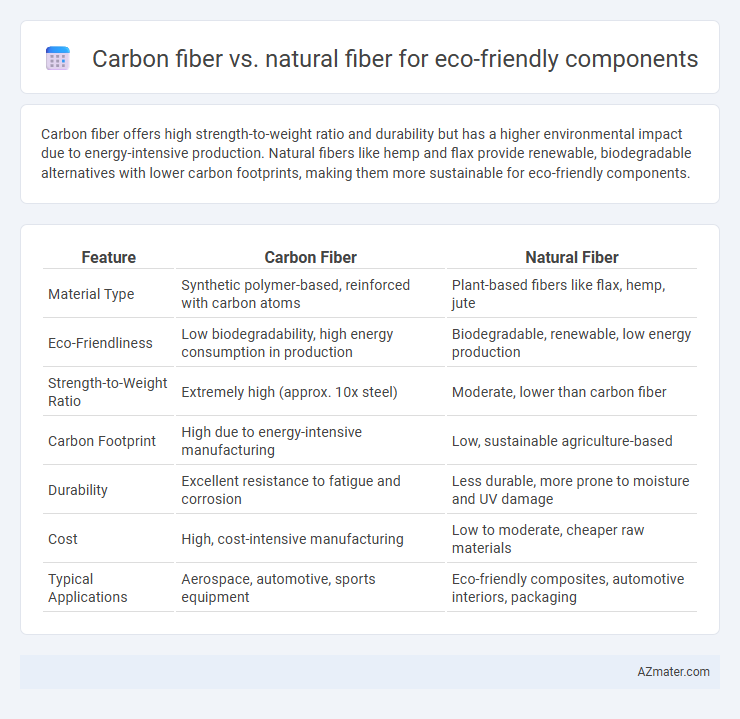 Carbon fiber vs. natural fiber for eco-friendly components - What is The Difference?