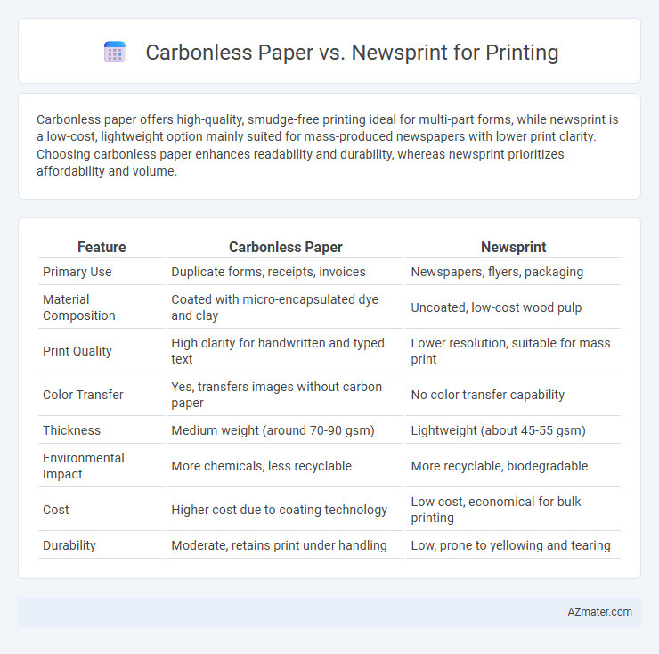 Carbonless Paper vs. Newsprint for Printing - What is The Difference?