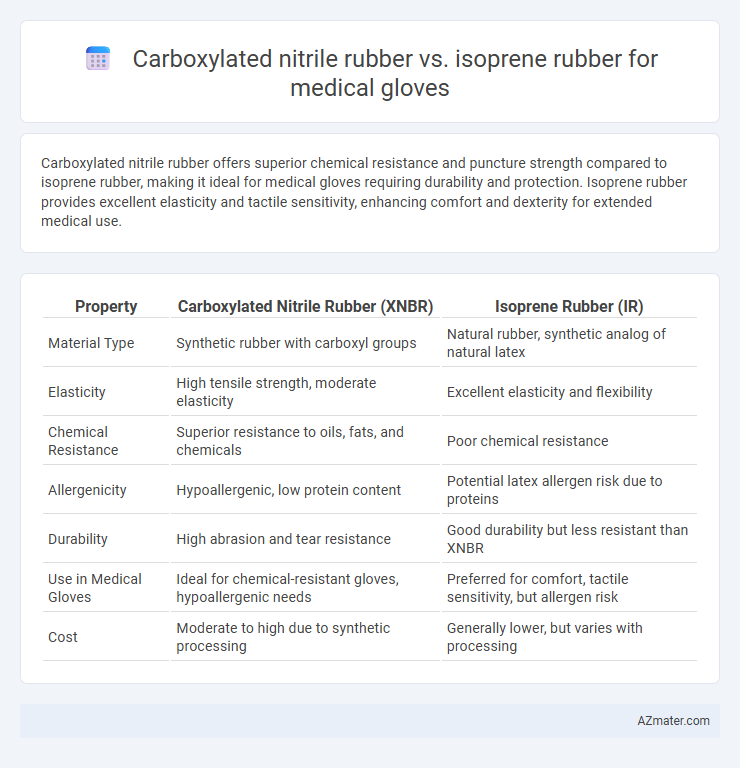 Carboxylated nitrile rubber vs. isoprene rubber for medical gloves - What is The Difference?