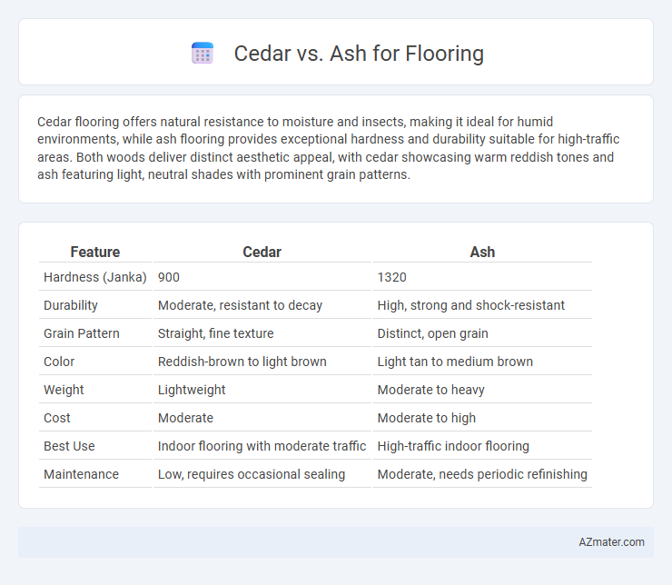 Cedar vs. Ash for Flooring - What is The Difference?