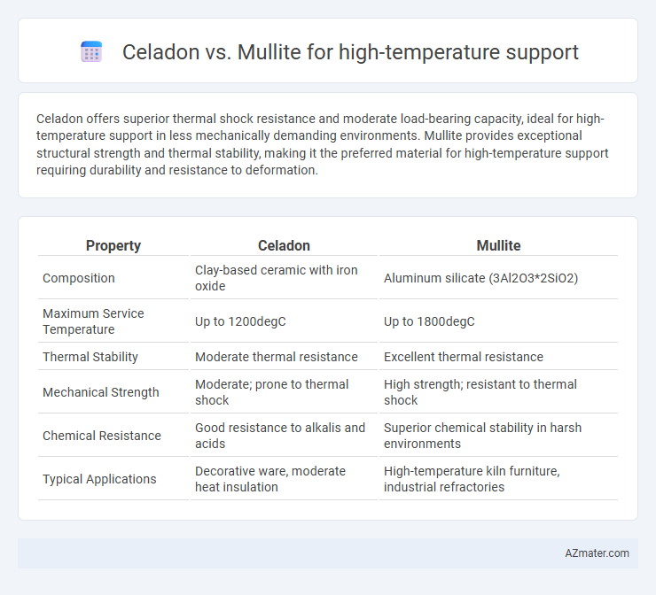 Celadon vs. Mullite for high-temperature support - What is The Difference?