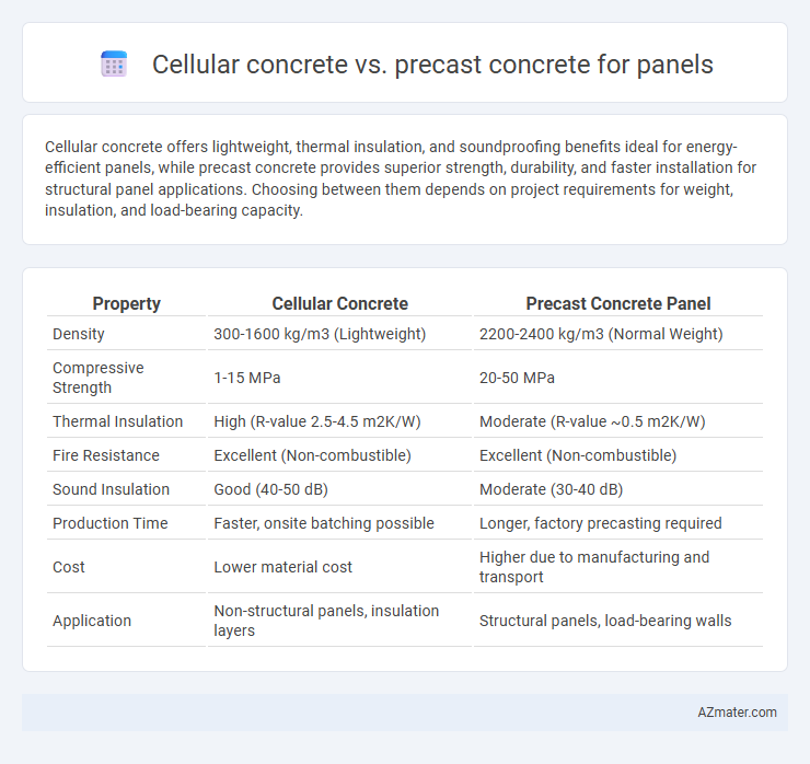 Cellular concrete vs. precast concrete for panels - What is The Difference?