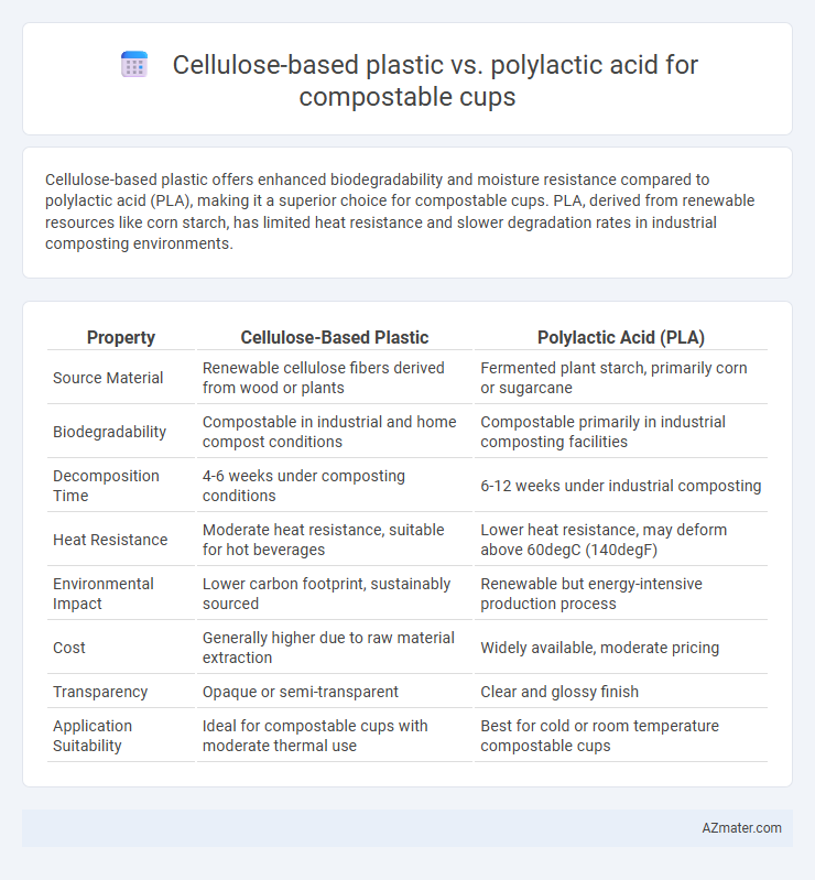 Cellulose-based plastic vs. polylactic acid for compostable cups - What is The Difference?