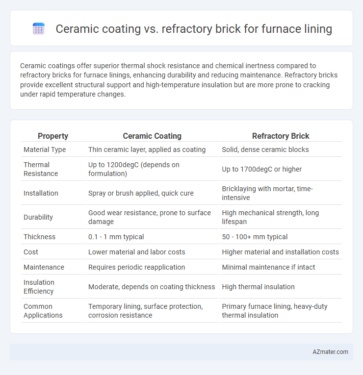 Ceramic coating vs. refractory brick for furnace lining - What is The Difference?