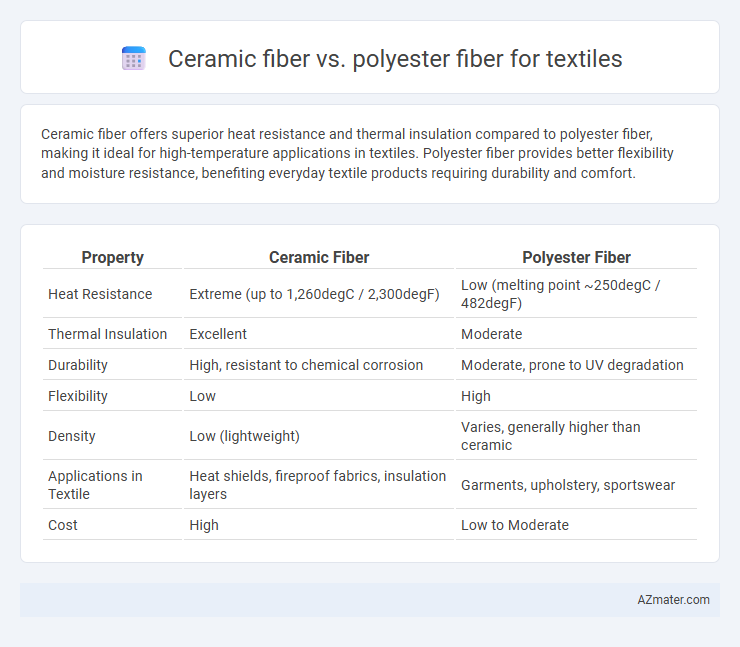 Ceramic fiber vs. polyester fiber for textiles - What is The Difference?