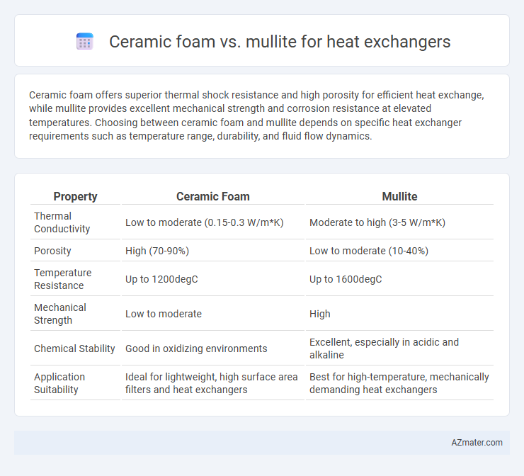 Ceramic foam vs. mullite for heat exchangers - What is The Difference?