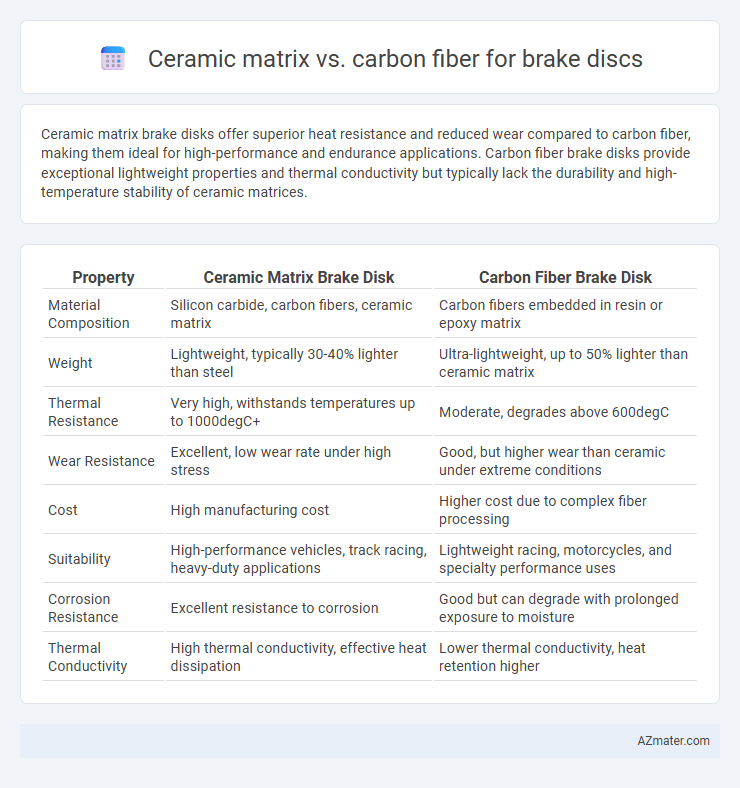 Ceramic matrix vs. carbon fiber for brake discs - What is The Difference?