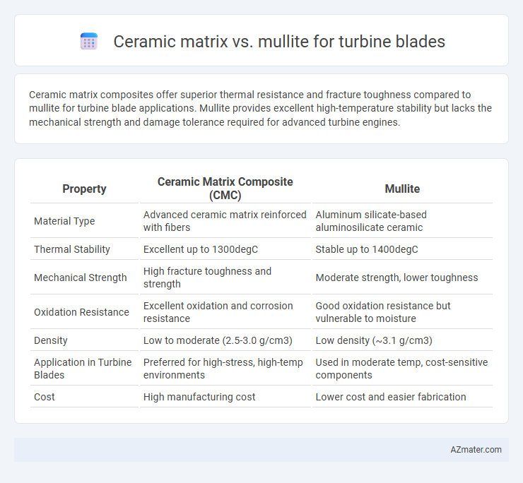 Ceramic matrix vs. mullite for turbine blades - What is The Difference?