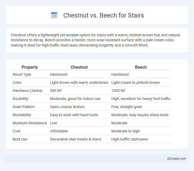 Chestnut vs. Beech for Stairs - What is The Difference?
