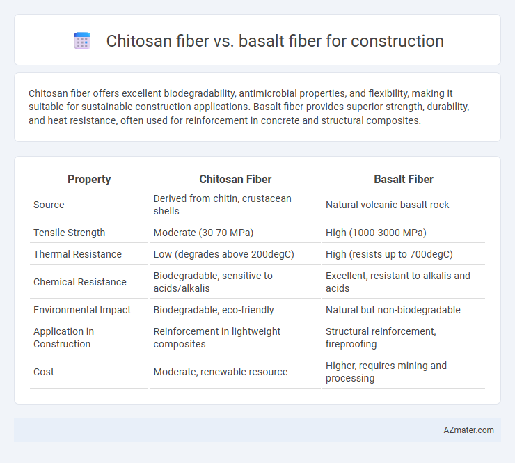 Chitosan fiber vs. basalt fiber for construction - What is The Difference?