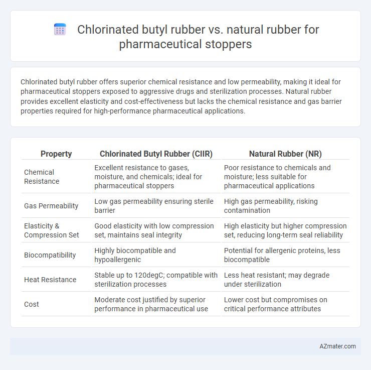 Chlorinated butyl rubber vs. natural rubber for pharmaceutical stoppers - What is The Difference?