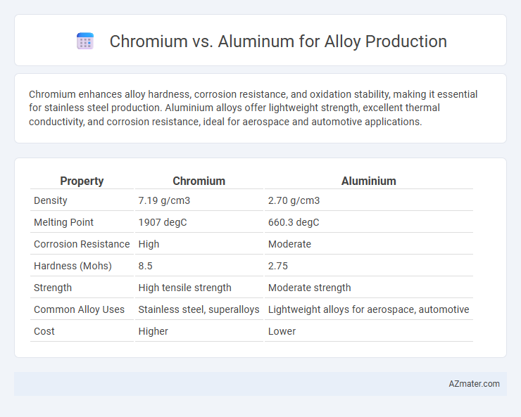 Chromium vs. Aluminum for Alloy Production - What is The Difference?