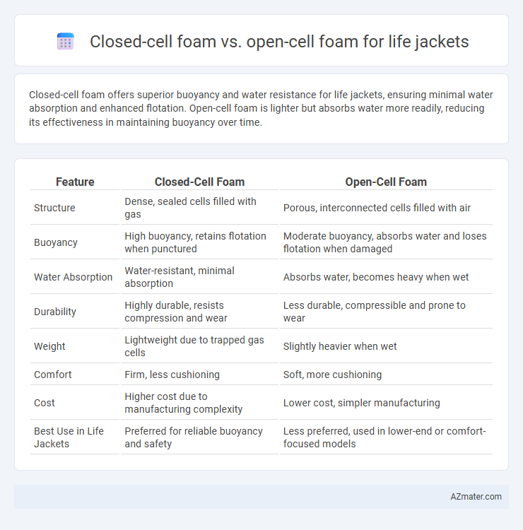 Closed-cell foam vs. open-cell foam for life jackets - What is The Difference?