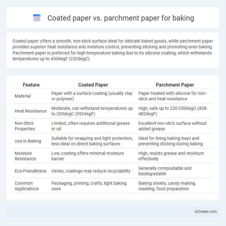 Coated paper vs. parchment paper for baking - What is The Difference?