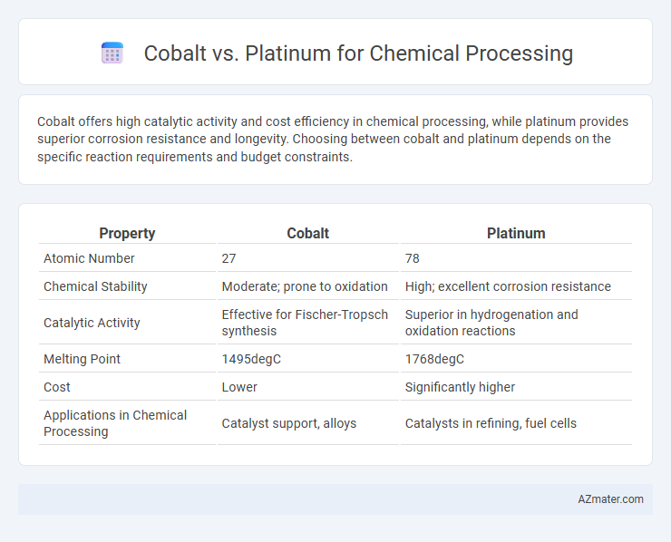 Cobalt vs. Platinum for Chemical Processing - What is The Difference?