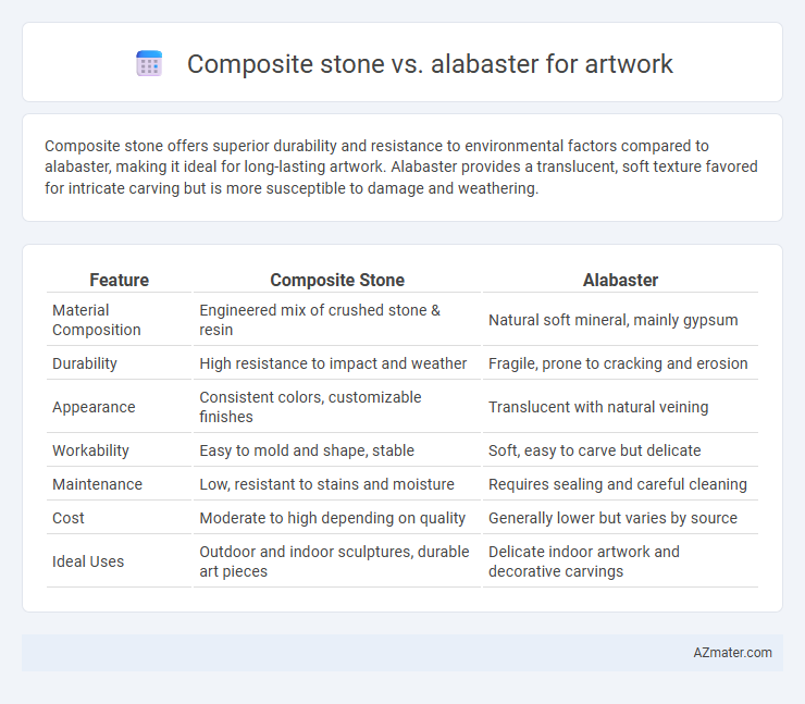 Composite stone vs. alabaster for artwork - What is The Difference?