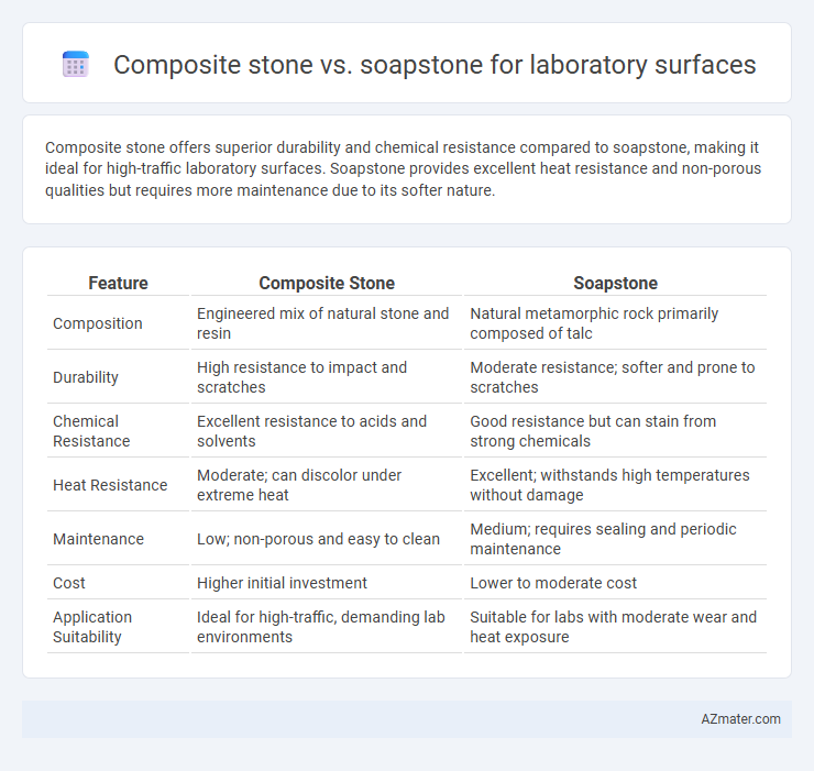 Composite stone vs. soapstone for laboratory surfaces - What is The Difference?