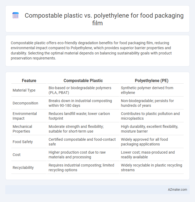 Compostable plastic vs. polyethylene for food packaging film - What is The Difference?