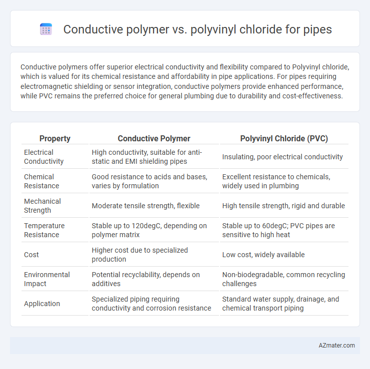 Conductive polymer vs. polyvinyl chloride for pipes - What is The Difference?