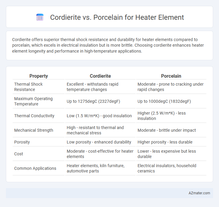Cordierite vs. Porcelain for Heater Element - What is The Difference?