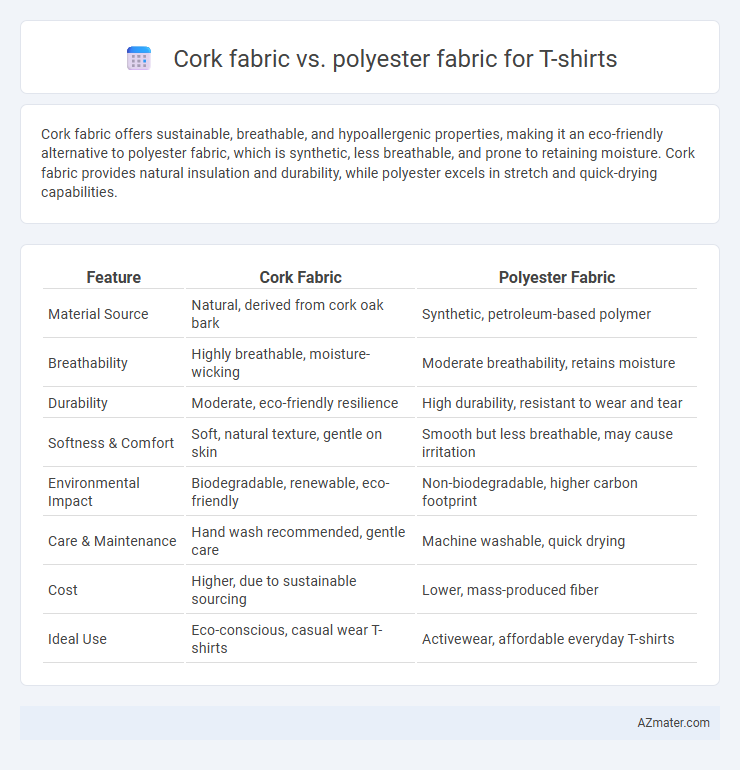 Cork fabric vs. polyester fabric for T-shirts - What is The Difference?