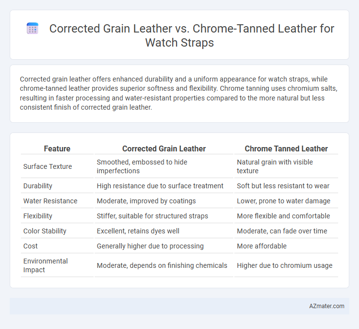 Corrected Grain Leather vs. Chrome-Tanned Leather for Watch Straps - What is The Difference?