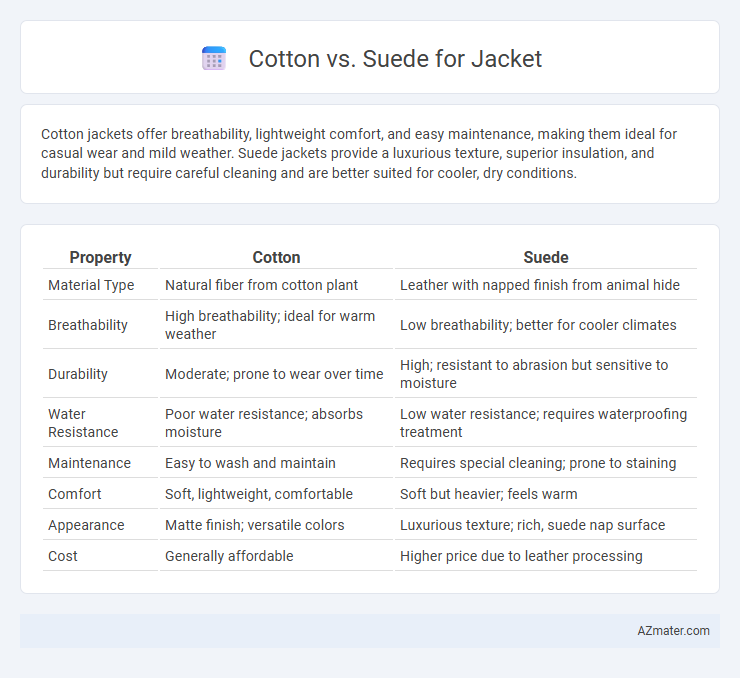 Cotton vs. Suede for Jacket - What is The Difference?