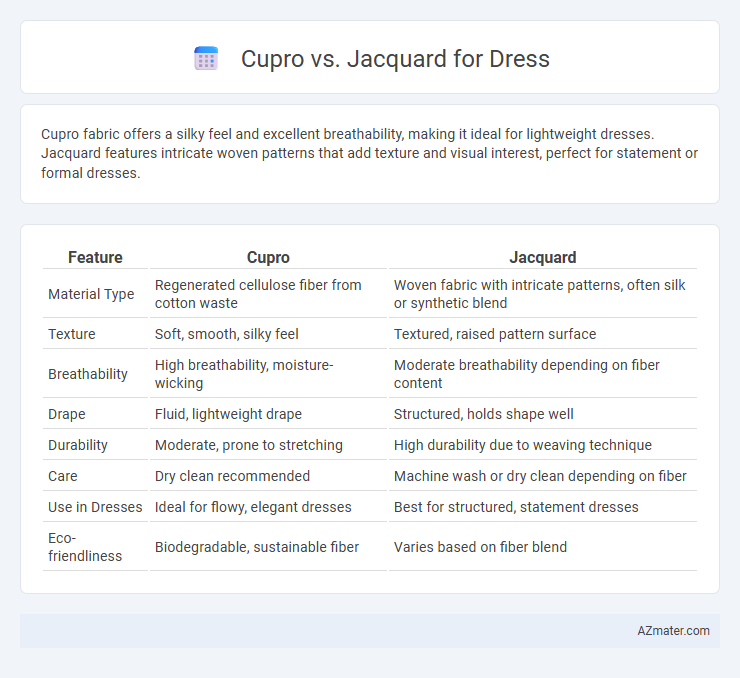 Cupro vs. Jacquard for Dress - What is The Difference?
