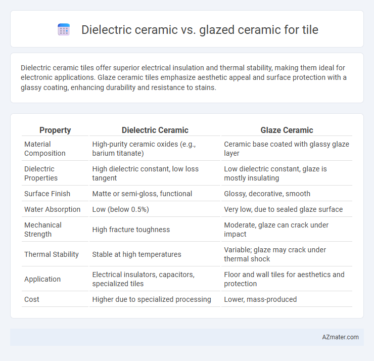 Dielectric ceramic vs. glazed ceramic for tile - What is The Difference?