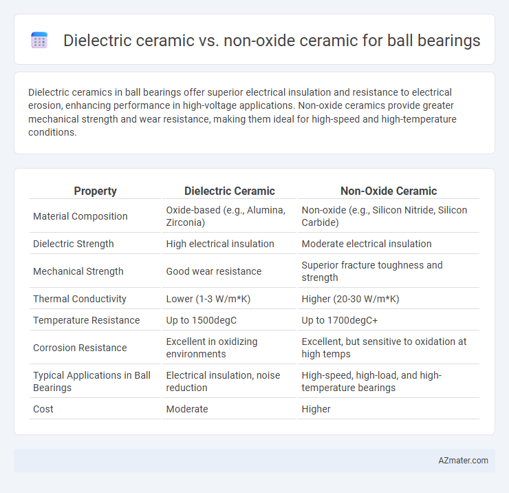 Dielectric ceramic vs. non-oxide ceramic for ball bearings - What is The Difference?