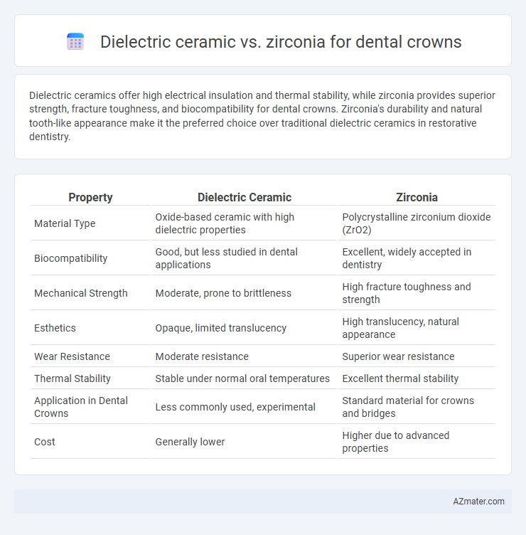 Dielectric ceramic vs. zirconia for dental crowns - What is The Difference?