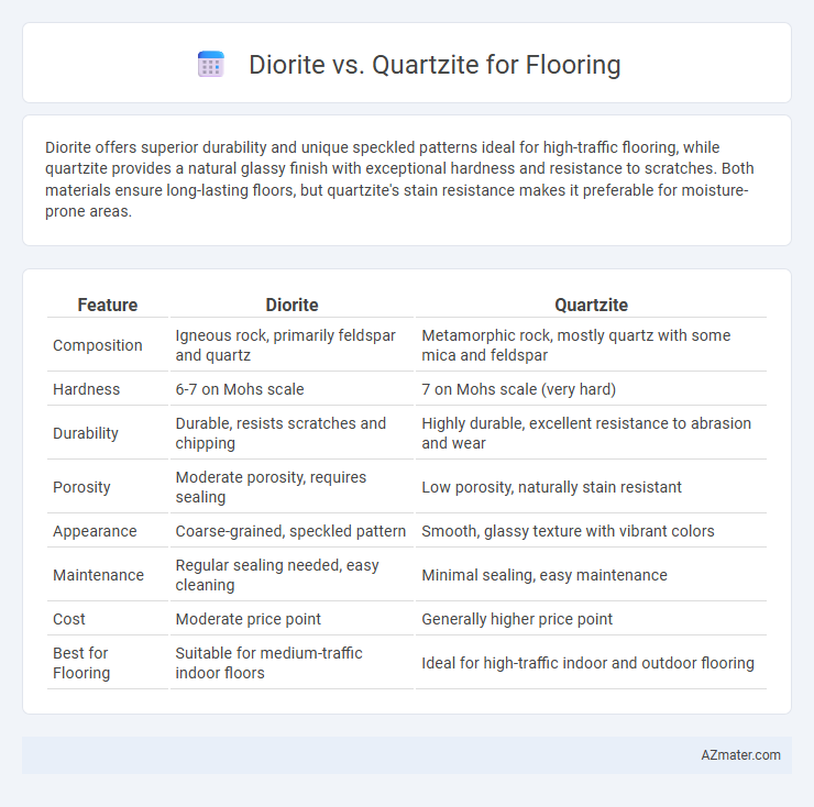 Diorite vs. Quartzite for Flooring - What is The Difference?