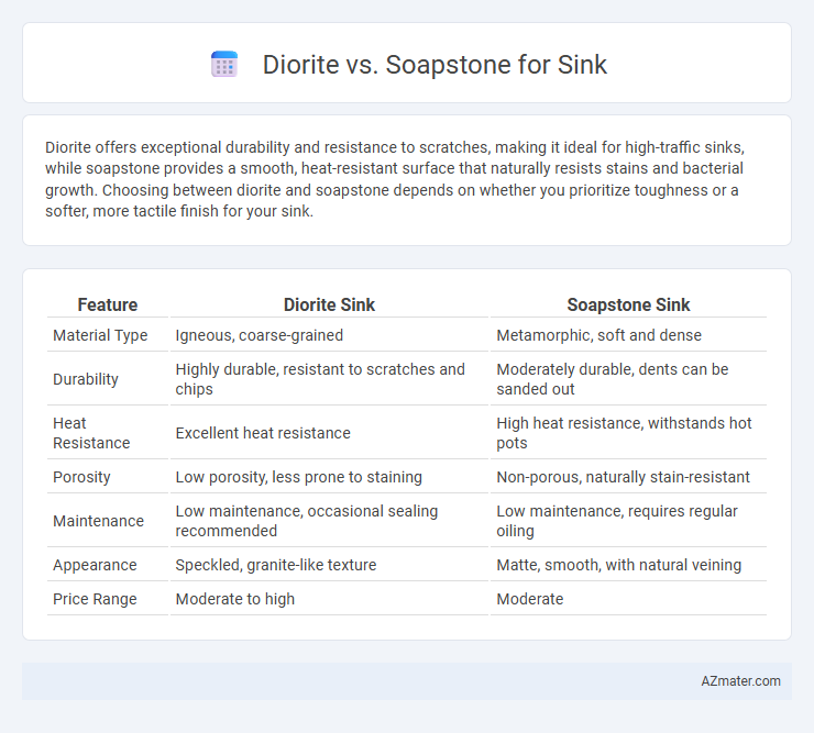 Diorite vs. Soapstone for Sink - What is The Difference?
