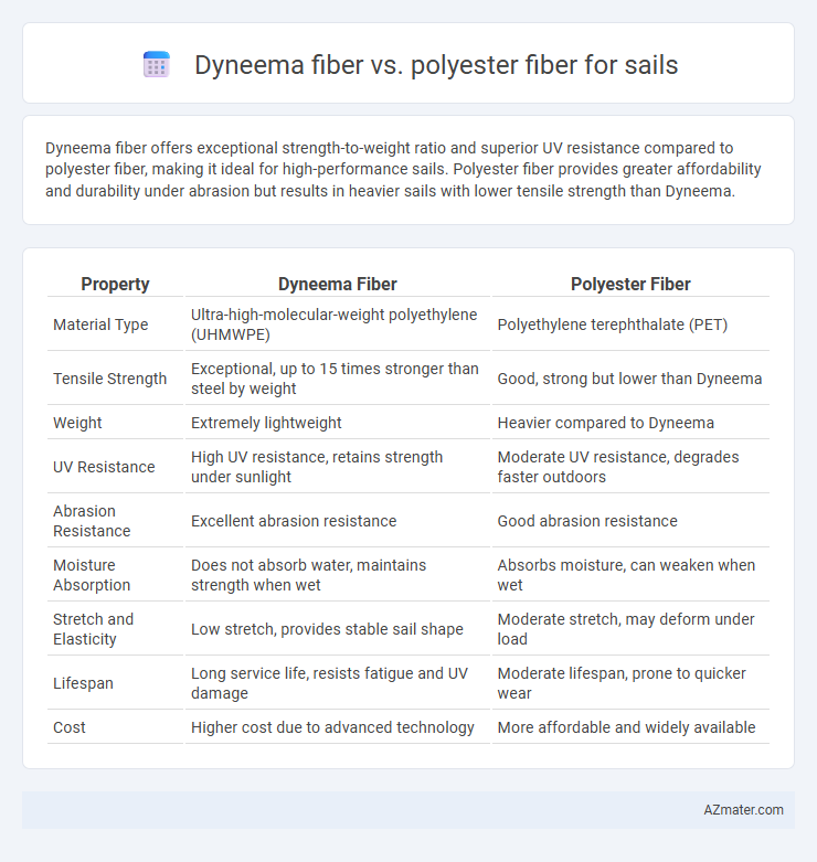 Dyneema fiber vs. polyester fiber for sails - What is The Difference?