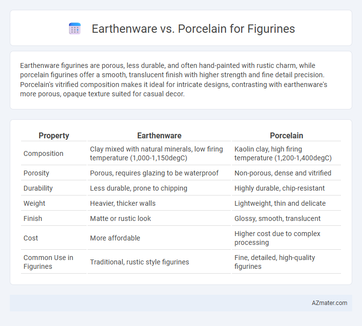 Earthenware vs. Porcelain for Figurines - What is The Difference?