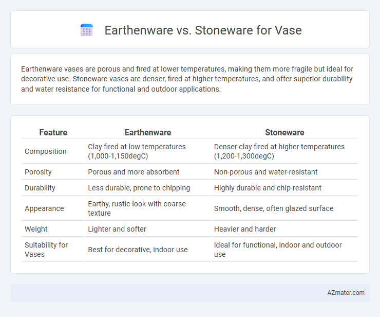 Earthenware vs. Stoneware for Vase - What is The Difference?