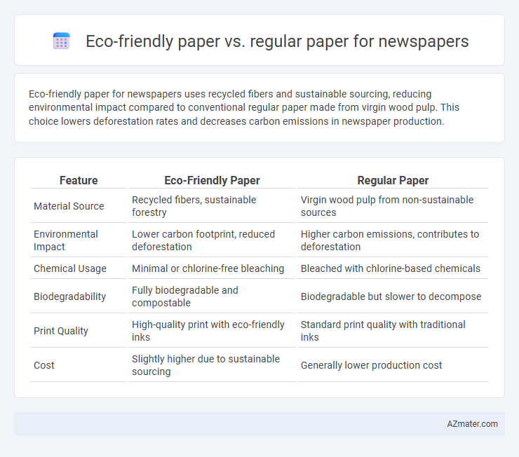 Eco-friendly paper vs. regular paper for newspapers - What is The Difference?