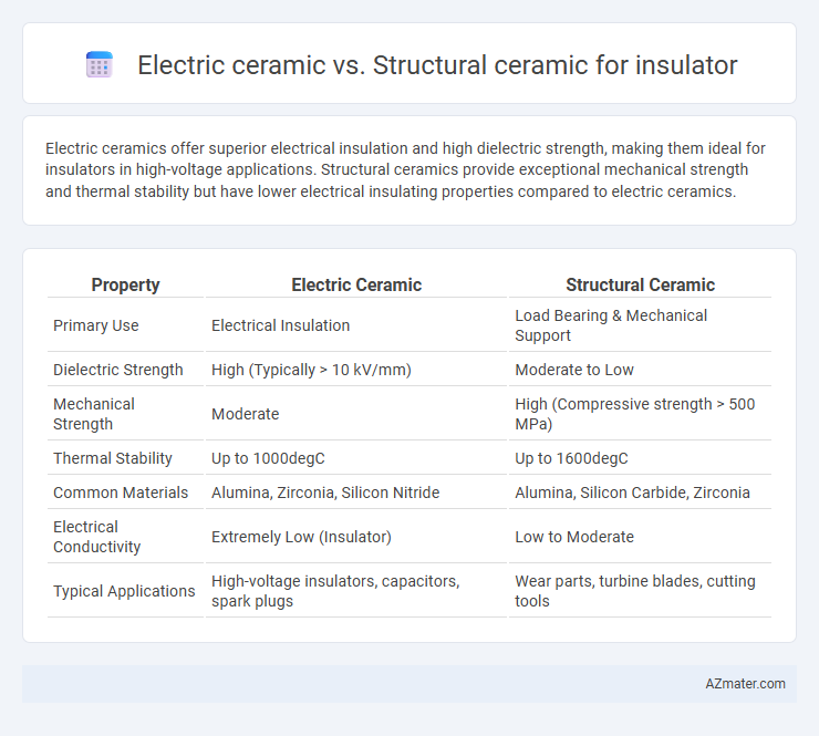 Electric ceramic vs. Structural ceramic for insulator - What is The Difference?