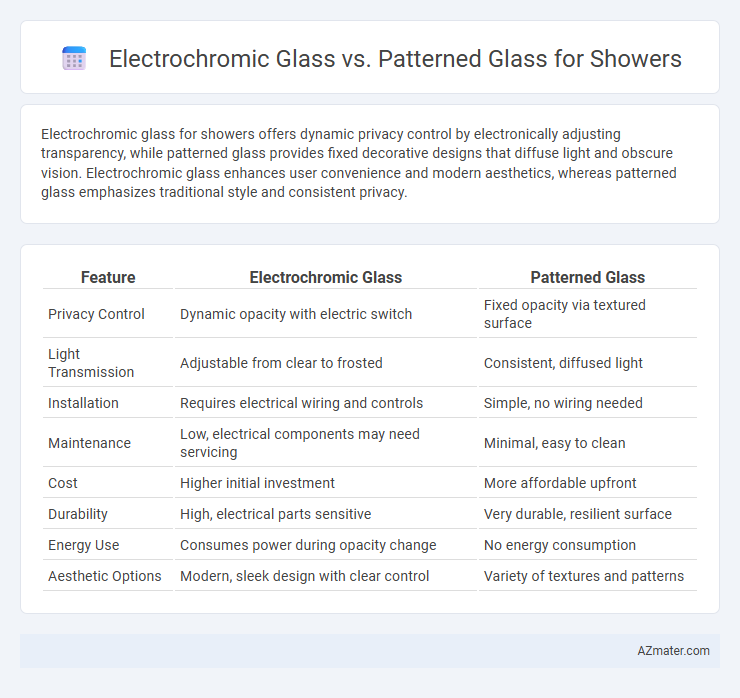 Electrochromic Glass vs. Patterned Glass for Showers - What is The Difference?