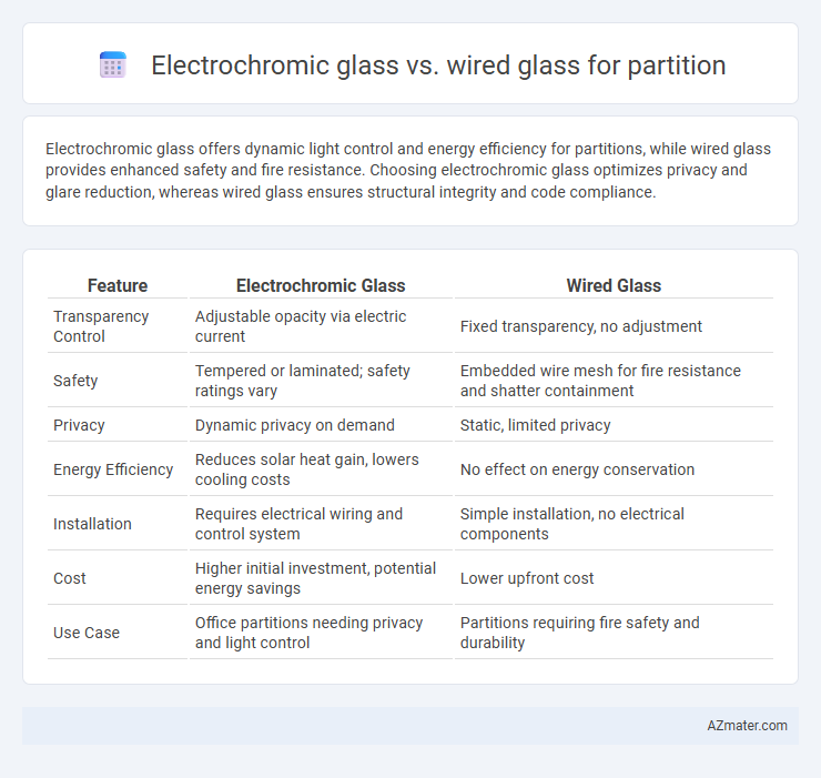Electrochromic glass vs. wired glass for partition - What is The Difference?