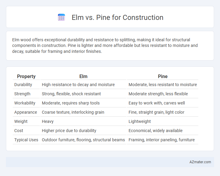 Elm vs. Pine for Construction - What is The Difference?