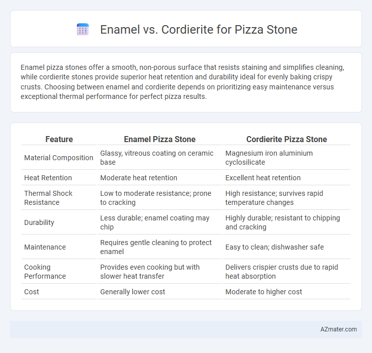 Enamel vs. Cordierite for Pizza Stone - What is The Difference?