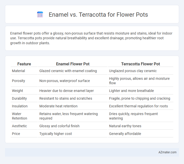 Enamel vs. Terracotta for Flower Pots - What is The Difference?