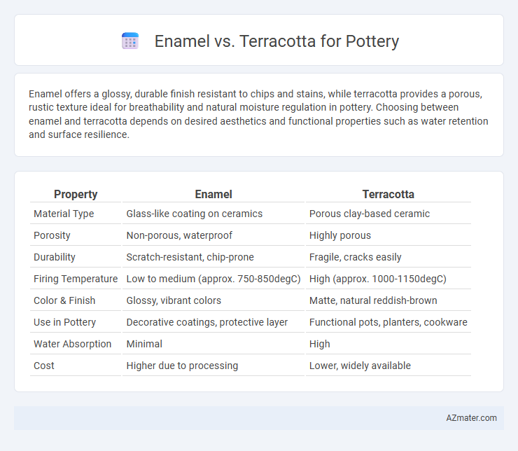 Enamel vs. Terracotta for Pottery - What is The Difference?