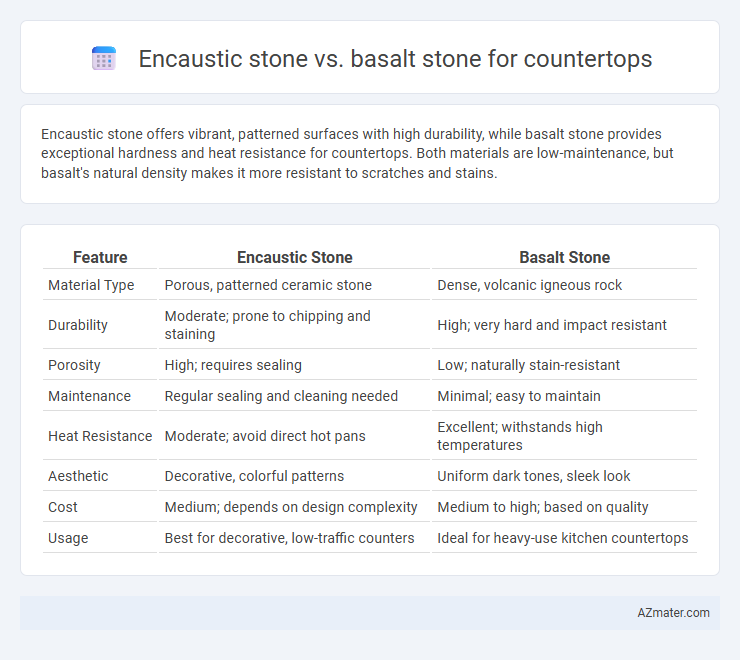 Encaustic stone vs. basalt stone for countertops - What is The Difference?