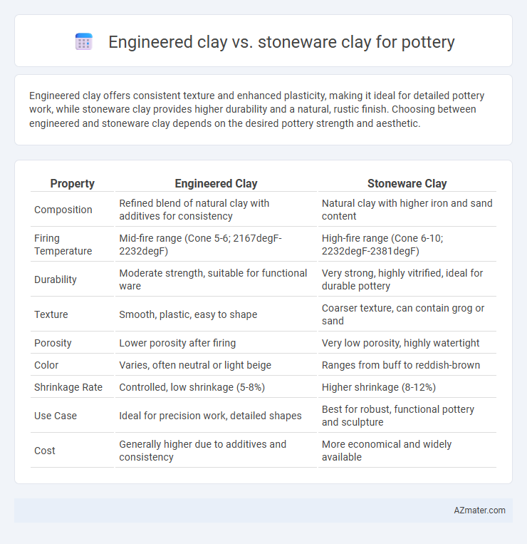 Engineered clay vs. stoneware clay for pottery - What is The Difference?