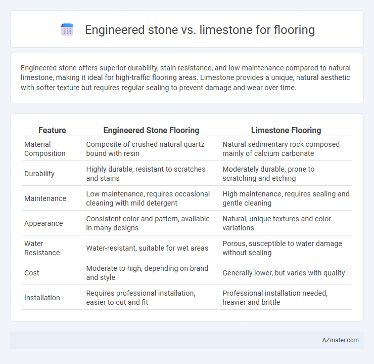 Engineered stone vs. limestone for flooring - What is The Difference?