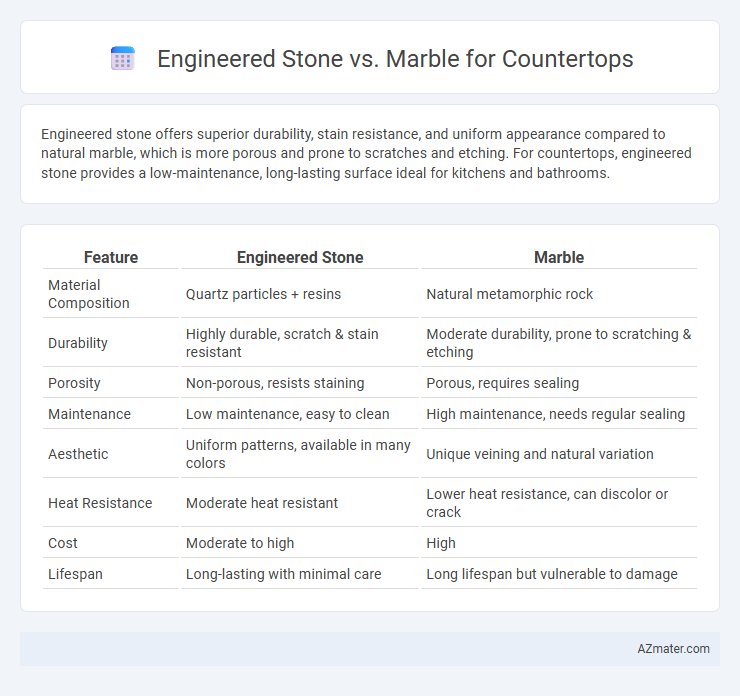 Engineered Stone vs. Marble for Countertops - What is The Difference?